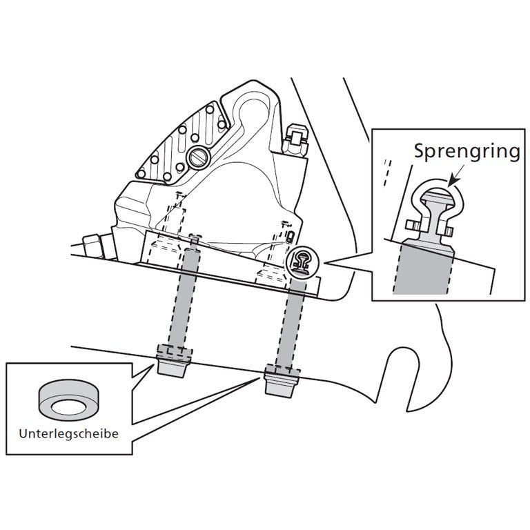 Shimano SM-MA-R160D/D Flat Mount Brake Caliper Adapter
