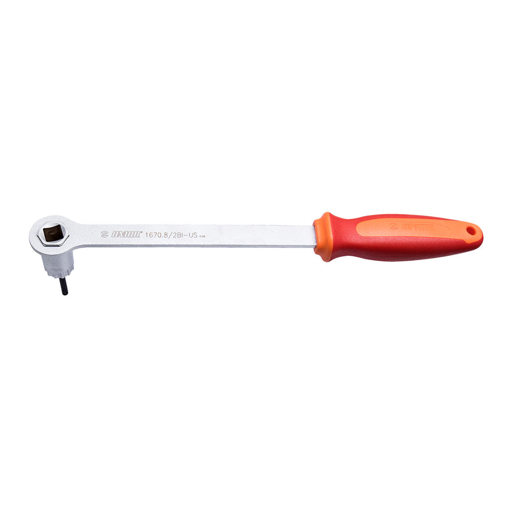 Unior Cassette Lockring Wrench With Guide