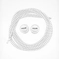 Huub Elastic Laces with Locks - White