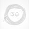 Huub Elastic Laces with Locks - White