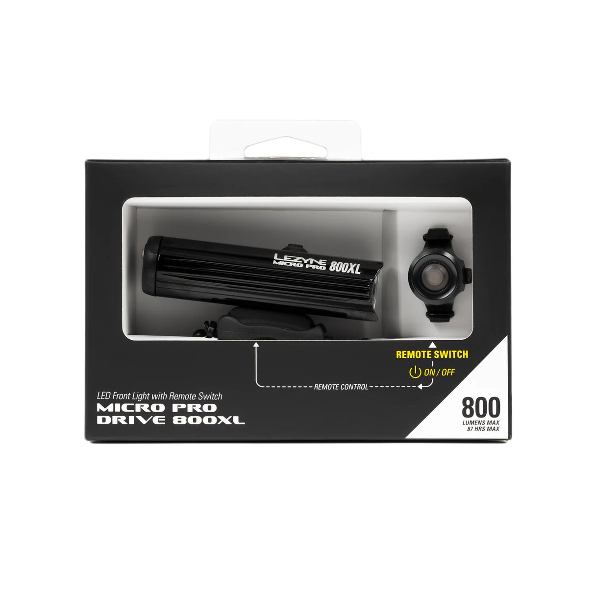 Lezyne Micro Drive Pro 800XL Remote Loaded Front Light