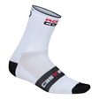 Castelli Rosso Corsa 13 Socks white antibacterial long ride