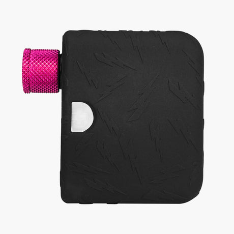 Muc-Off AirMach Mini Inflator in use on tyre