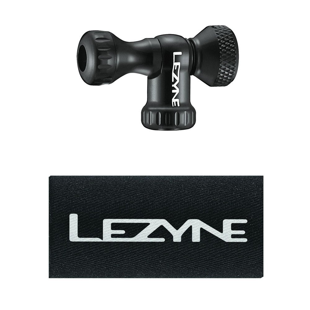 Lezyne Control Drive CO2 valve head CNC aluminium black silver