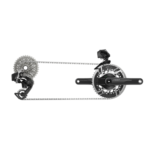 SRAM Red E1 AXS 2X Groupset Without Hammerhead
