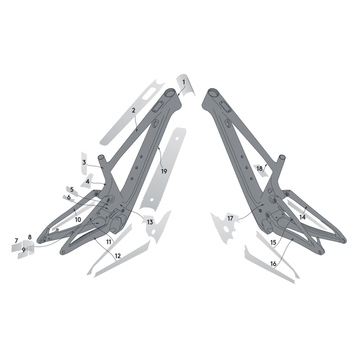 Syncros  Lumen e-Ride / Clear Gloss Frame Protection Kit