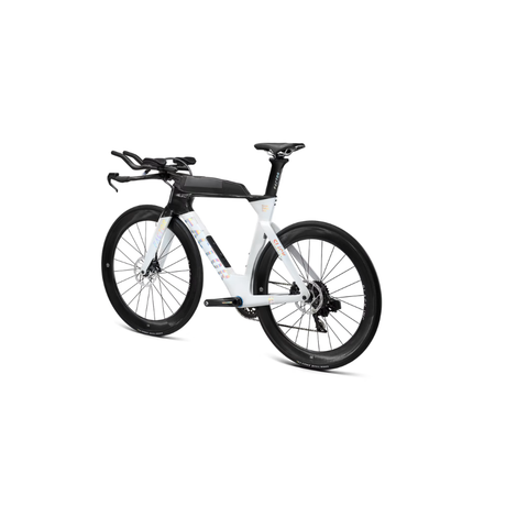 Factor Slick Eco Red + Power Meter Triathlon Bike