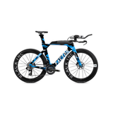 Factor Slick Eco Red + Power Meter Triathlon Bike