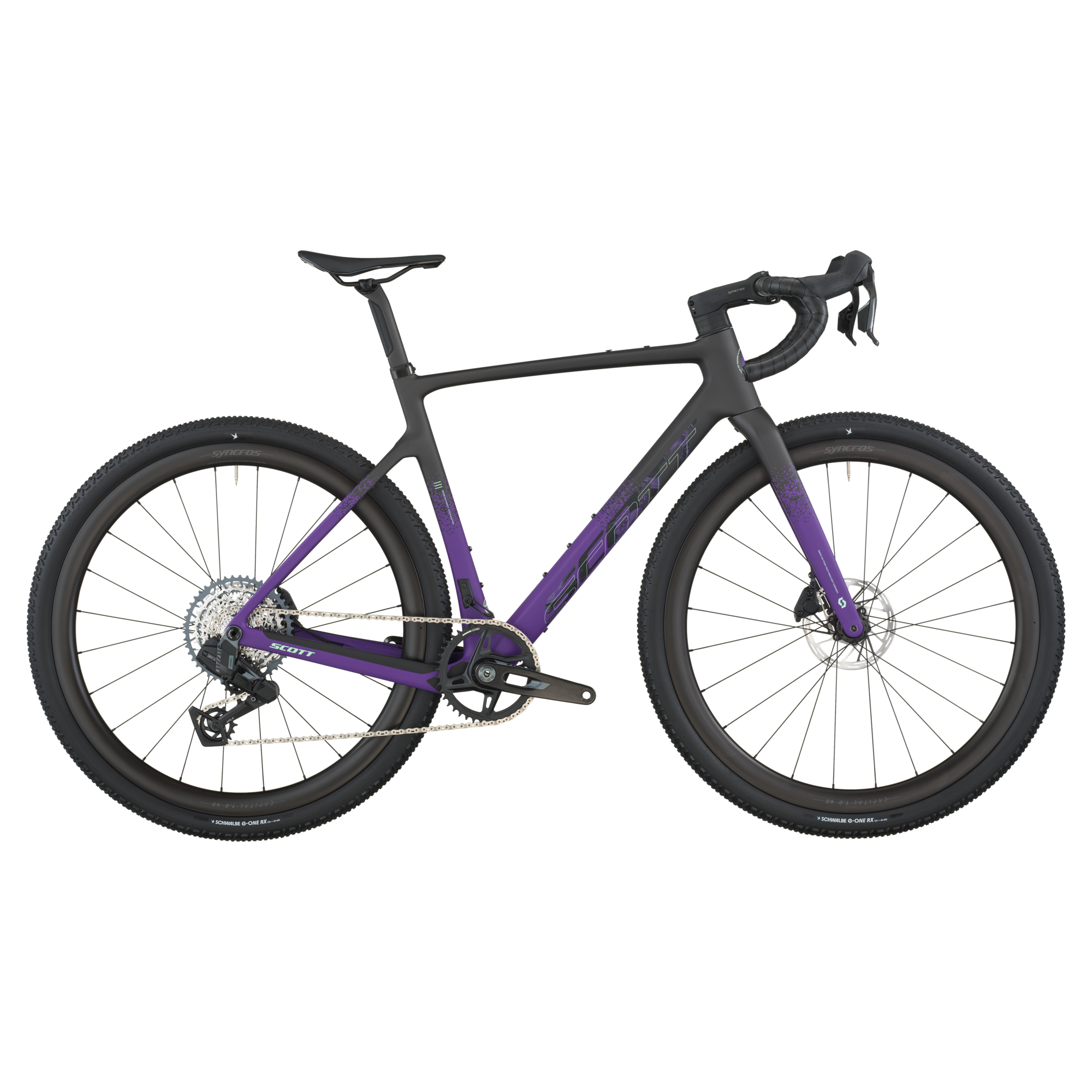 Scott Addict 20 Gravel Bike | Carbon Black/Indigo Purple