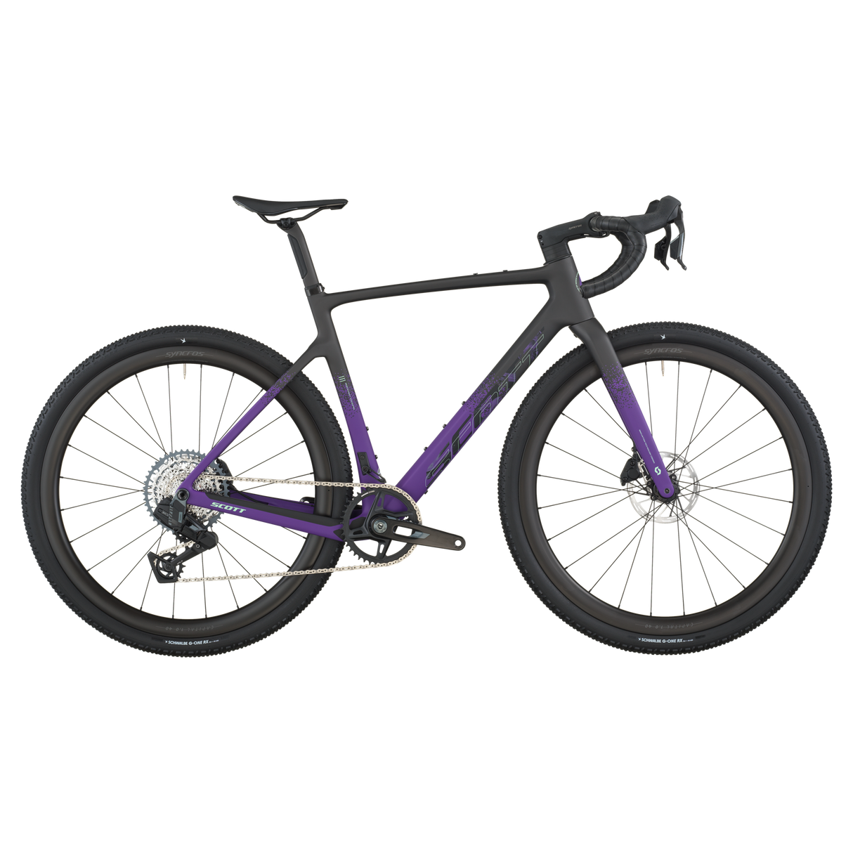 Scott Addict 20 Gravel Bike | Carbon Black/Indigo Purple