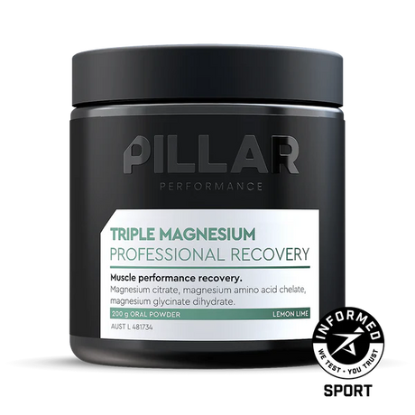 PILLAR Performance Triple Magnesium Professional Recovery Powder Drink