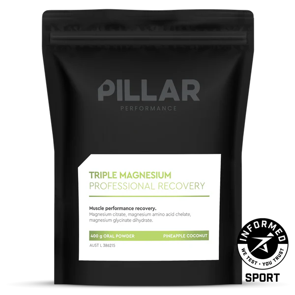 Pillar Triple Magnesium Pineapple Coconut 400g bulk recovery pouch