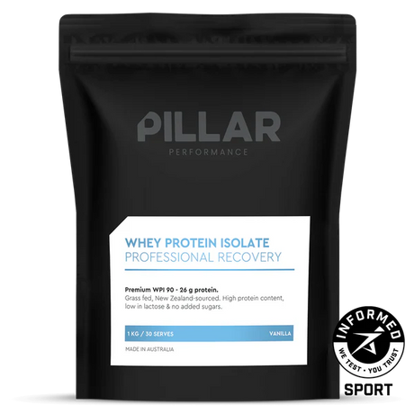 Pillar Whey Protein Isolate Grass-Fed Pouch 1kg