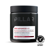 Pillar Iron Advanced C 30 tablets bioavailable iron vitamin C blood support