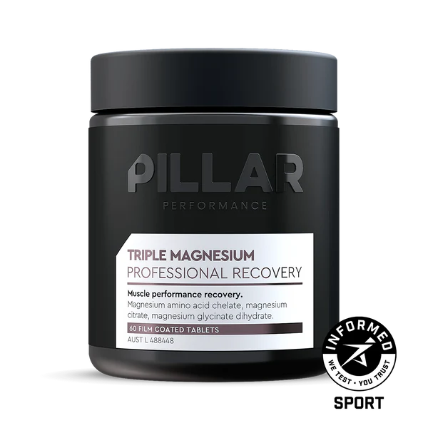 Pillar Triple Magnesium Tablets 60 90 120 tablets sleep muscle recovery
