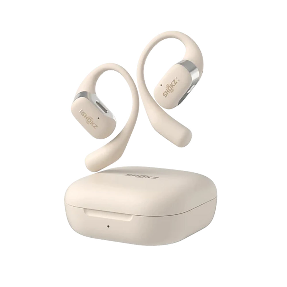 Shokz OpenFit Wireless Off White Headphones with Box
