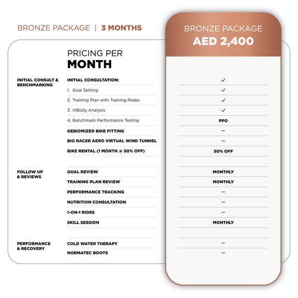 Wolfi's High Performance Center Coaching: Bronze Package