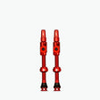 Muc-Off Big Bore Lite Tubeless Valves large bore red blue pair