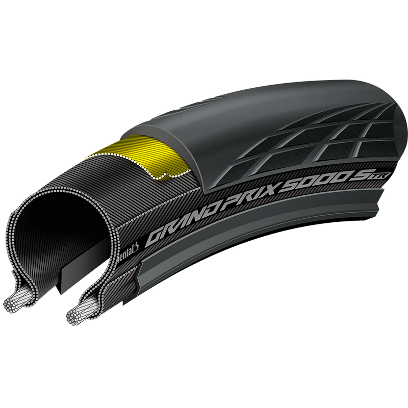 Continental Grand Prix 5000S TR Tour de France - Limited Edition Tubeless Easy Tires