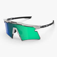 Scicon Aeroshade 2.0 Titanium Sunglasses white matt multimirror blue green icon cycling