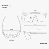 Scicon Aeroshade 2.0 Titanium World/European Sunglasses