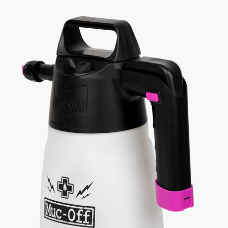 Muc-Off Foam Sprayer Kit in use on bicycle