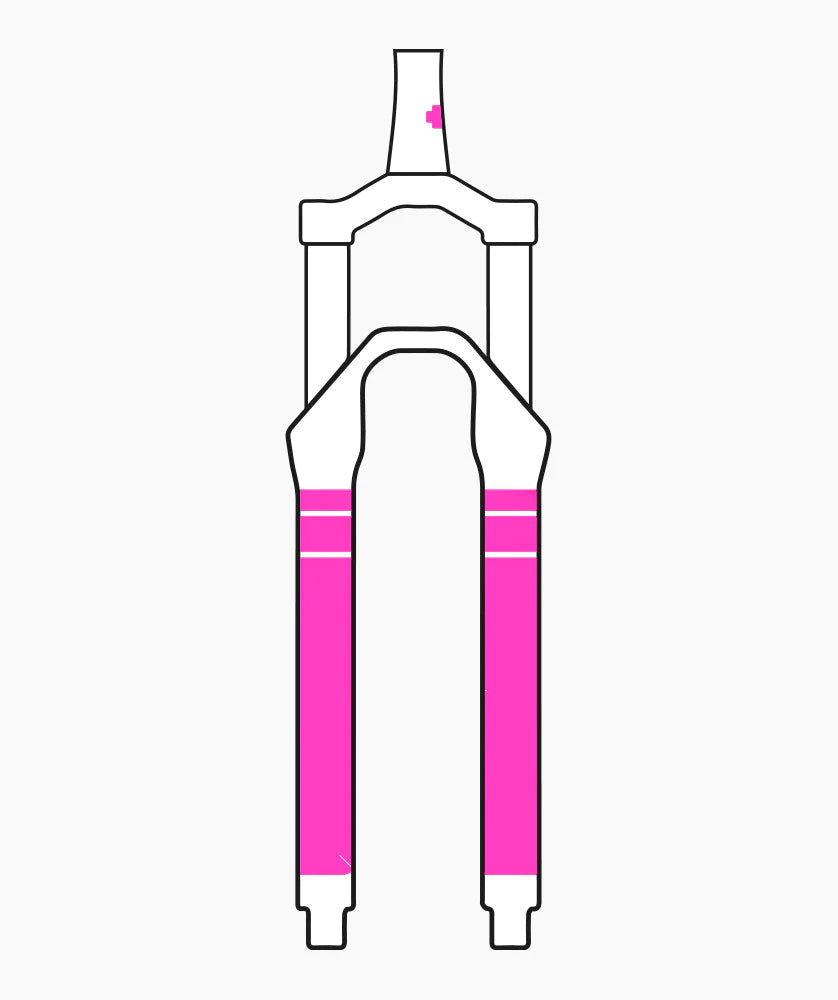 Muc-Off Fork Protection Kit - Clear Gloss