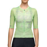 MAAP Women's Drome Pro Air Jersey 3.0 foam green open mesh breathability