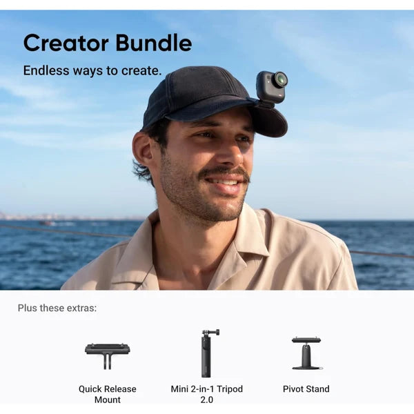 Insta360 Go Ultra Creator Bundle 4K Action Camera