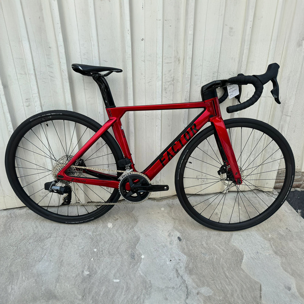 Custom 2021 Factor One V2 Disc Brake Crimson Red Road Bike