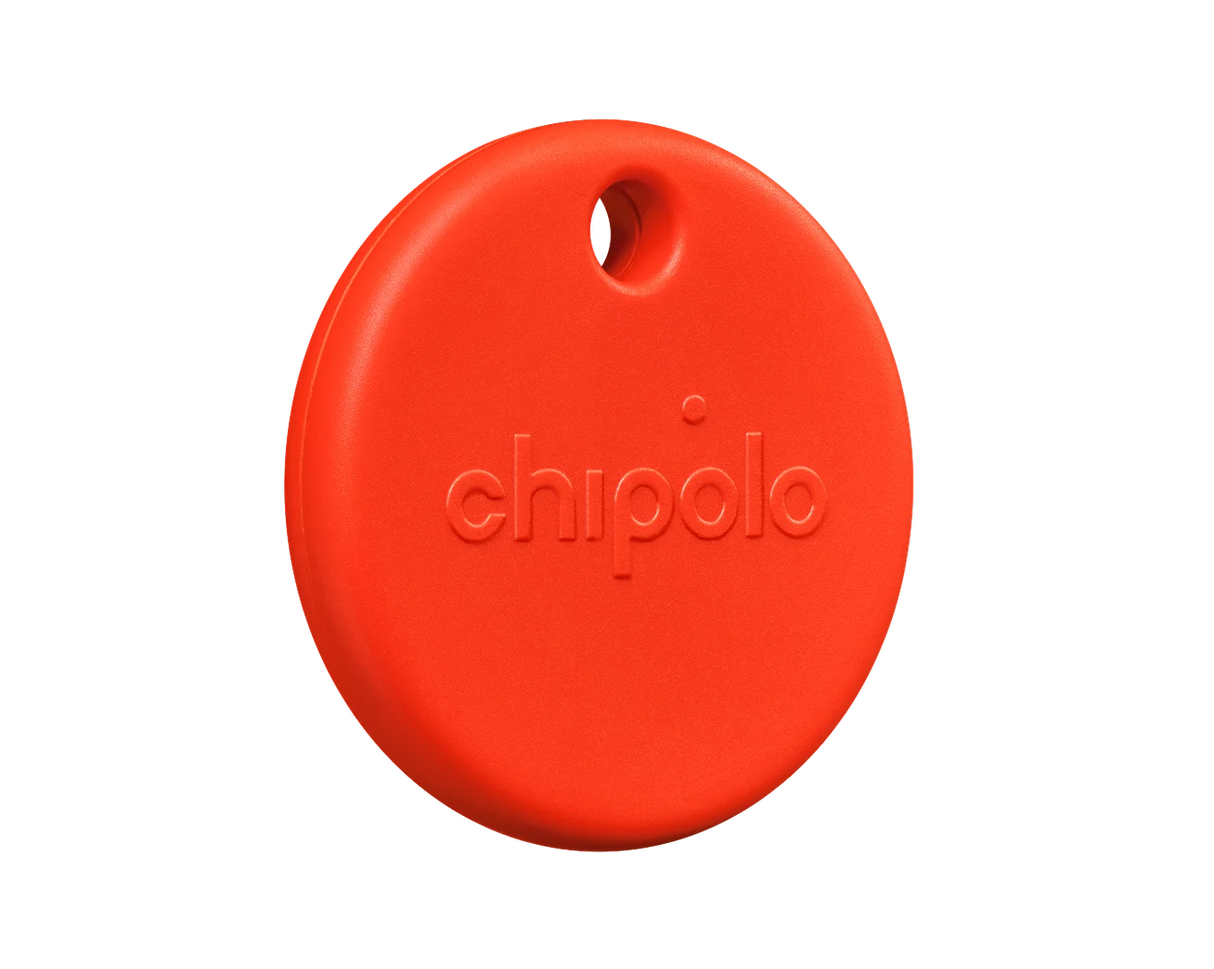 Chipolo POP Tracking Tag + Bone Universal Tag Strap