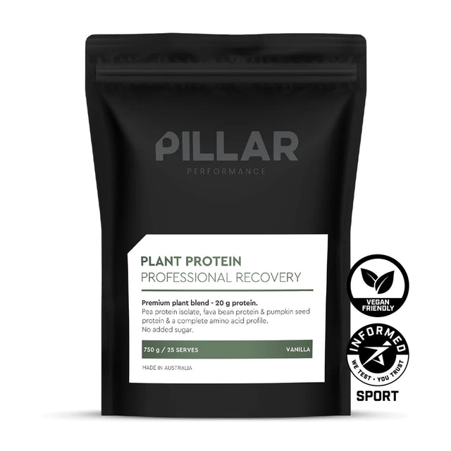 Pillar Plant Protein vanilla 750g vegan recovery protein pouch