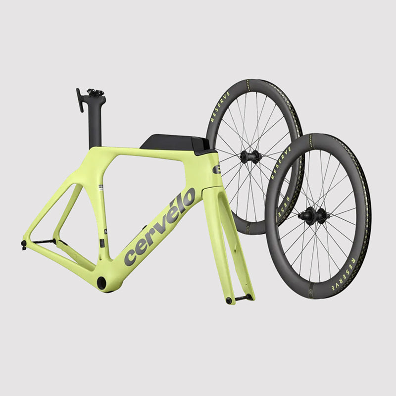 Cervelo P-Series Limited Edition Paris Green With Reserve Wheel Road Frameset