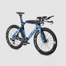 Factor Slick Eco Red + Power Meter Nebula Blue Triathlon Bike