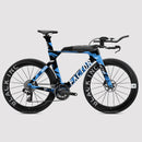 Factor Slick Eco Red + Power Meter Nebula Blue Triathlon Bike