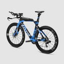 Factor Slick Eco Red + Power Meter Nebula Blue Triathlon Bike