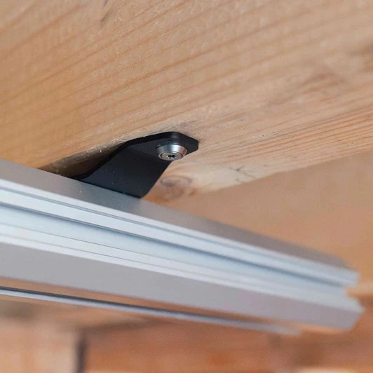 Stashed SpaceRail Bike Storage System for Ceiling - 4 Hooks