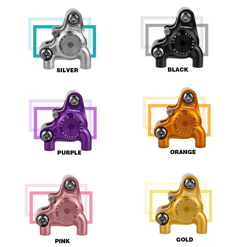 Lewis SLR Flat Mount Hydraulic Road Brake Caliper - Mineral Oil Version