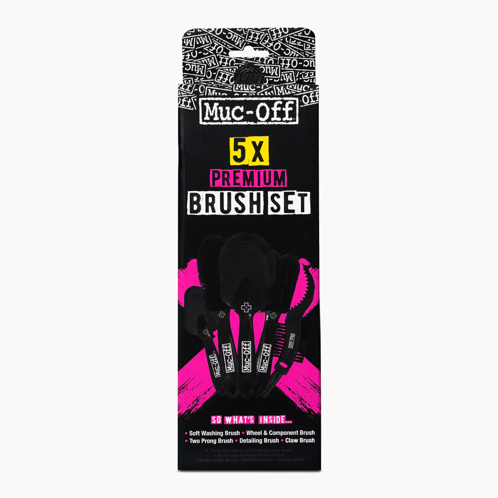 Muc-Off 5x Premium Brush Set