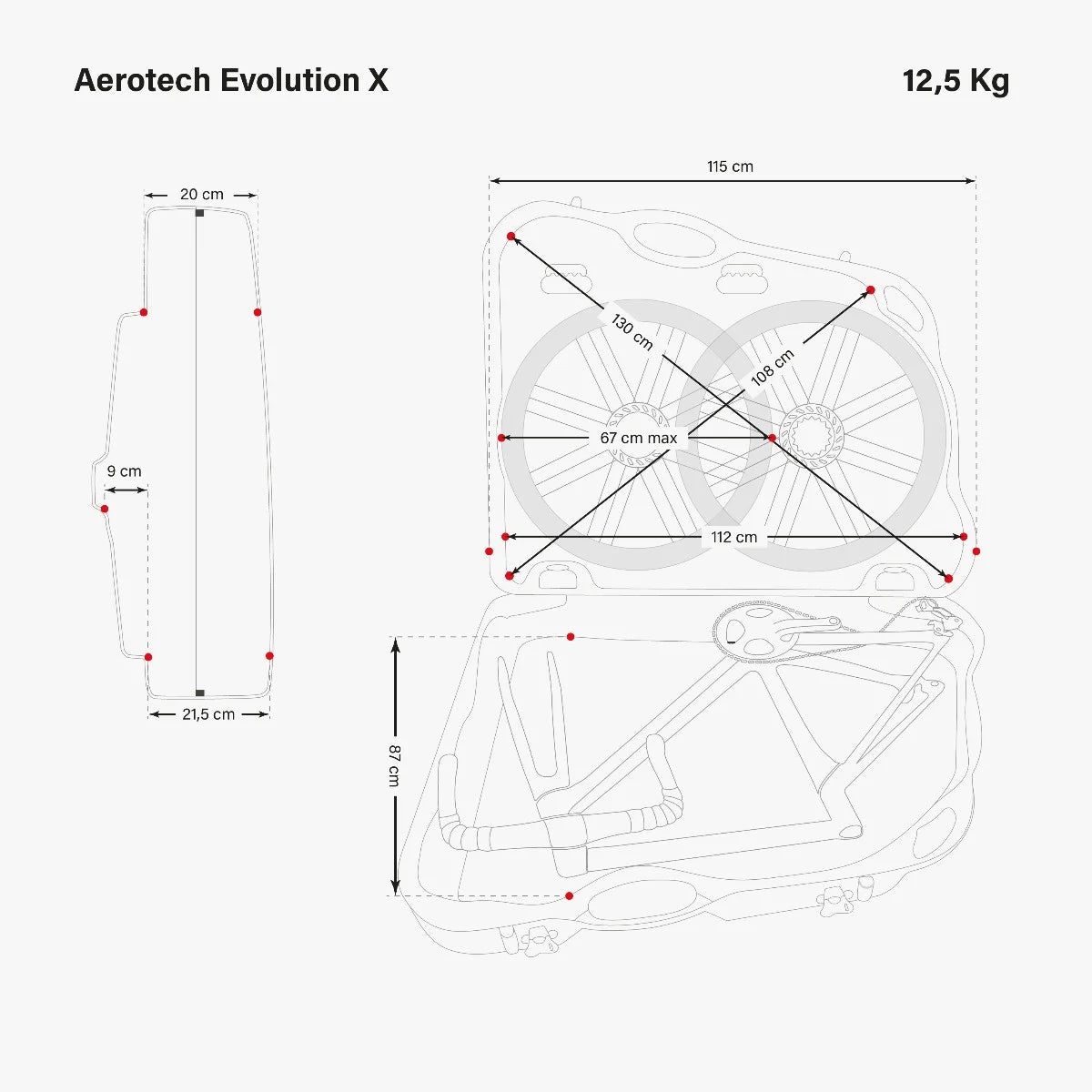 Scicon Aerotech Evolution X Bike Travel Case