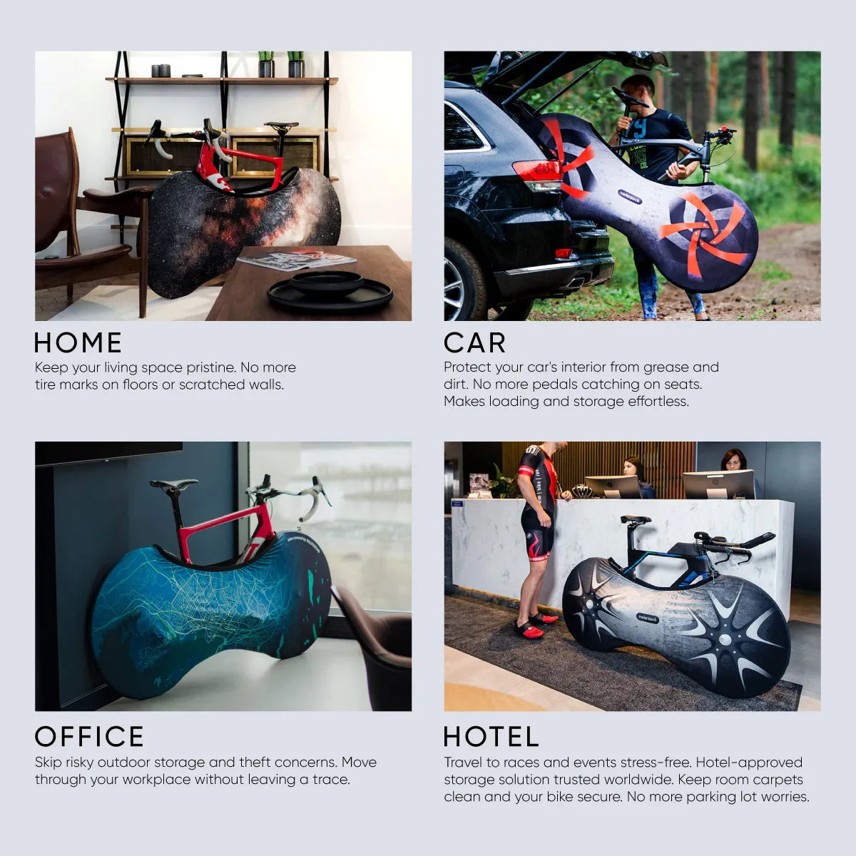 Velosock Indoor Bike Covers