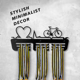 Cycling Medal Rack Display