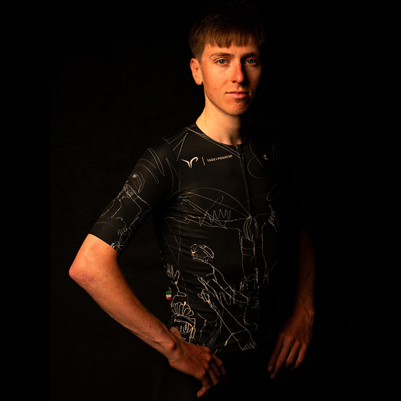 Pissei TADEJ POGACAR Prime Neckless Celebration Short Sleeve Jersey