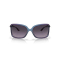 Oakley WildRye Sunglasses Matte Cyan/Purple Prizm Grey Gradient