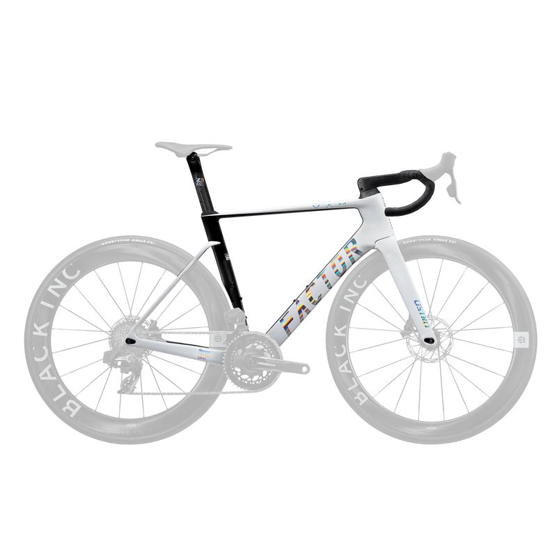 Factor Ostro 2.0 Disc Pearl White Chrome Road Bike Frameset