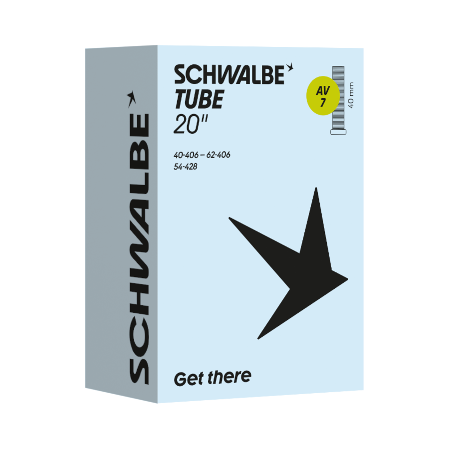 Schwalbe Inner Tube - No. 7 | 20" - 40/62-406, 54-428 | AV 40mm