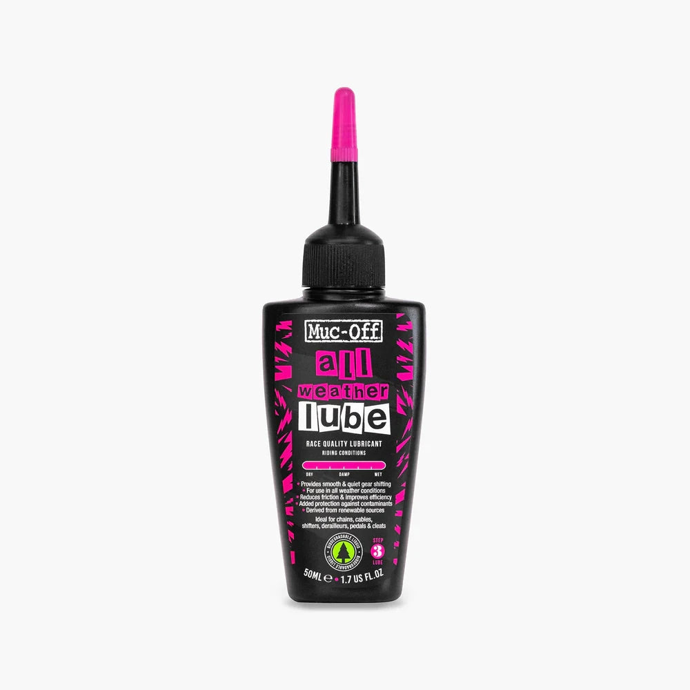 Muc-Off All Weather Lube 50ml synthetic chain lubricant
