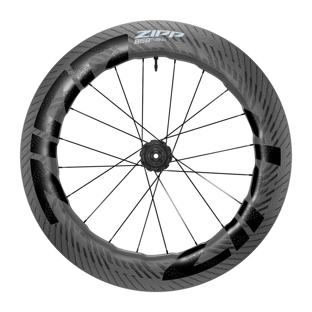 Zipp 858 NSW Carbon Hookless Tubeless Sram XDR TT Wheelset