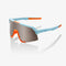 100% S3 Soft Tact Two Tone HiPER® Silver Mirror Lens Eyewear - Wolfis