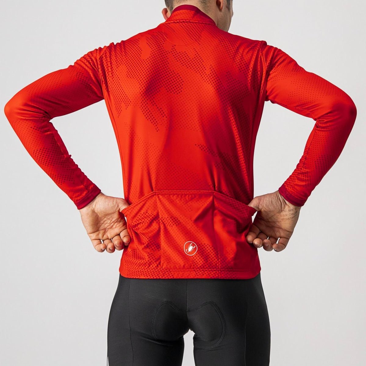 Castelli Pericolo Jersey Full Zip Long Sleeve - Wolfis